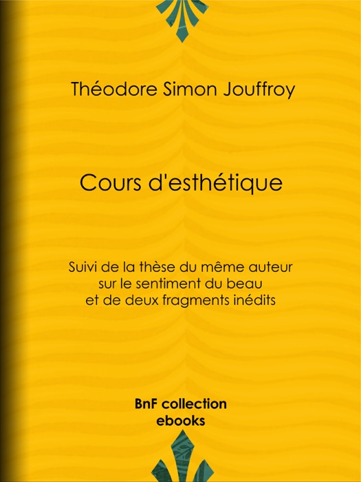 Cours d'esthétique