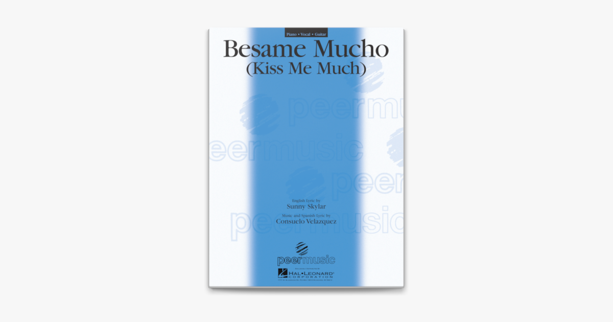 ‎Besame Mucho Sheet Music On Apple Books