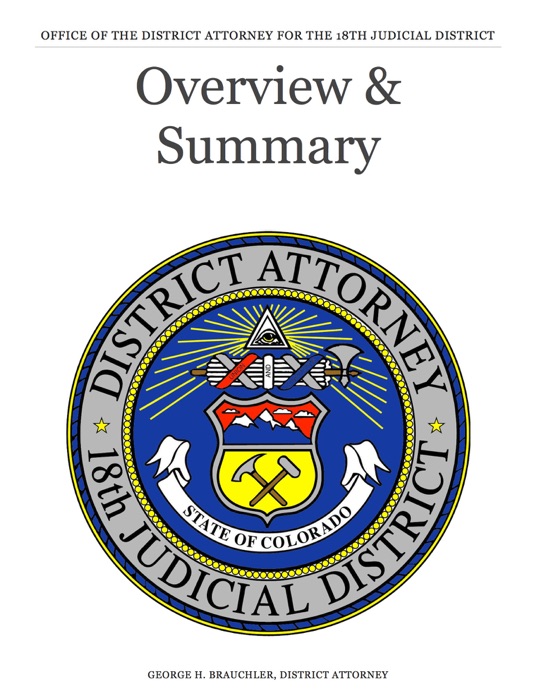 18th Judicial District Attorney's Office - 2014 Overview & Summary