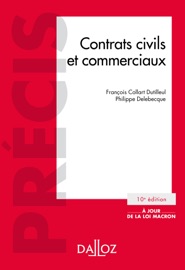 Book's Cover of Contrats civils et commerciaux