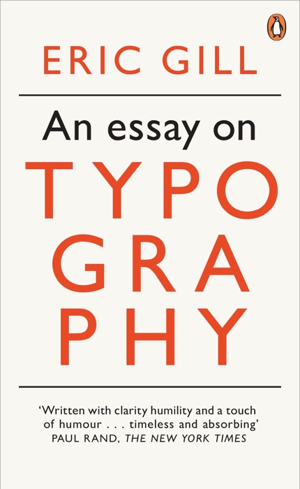 An Essay on Typography