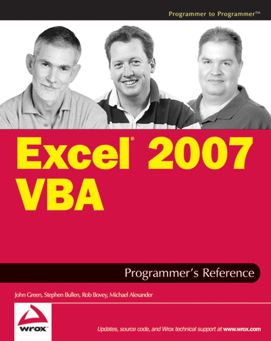 Excel 2007 VBA Programmer's Reference