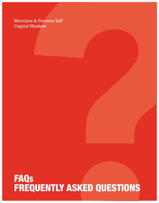 Capital Markets and Securities FAQs