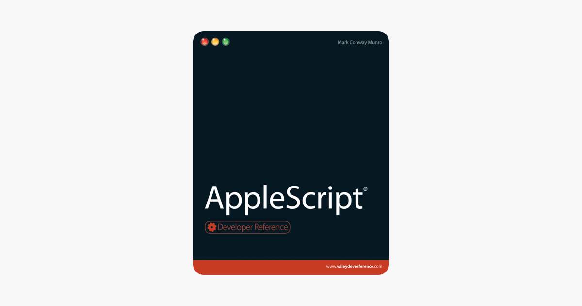 ‎AppleScript On Apple Books