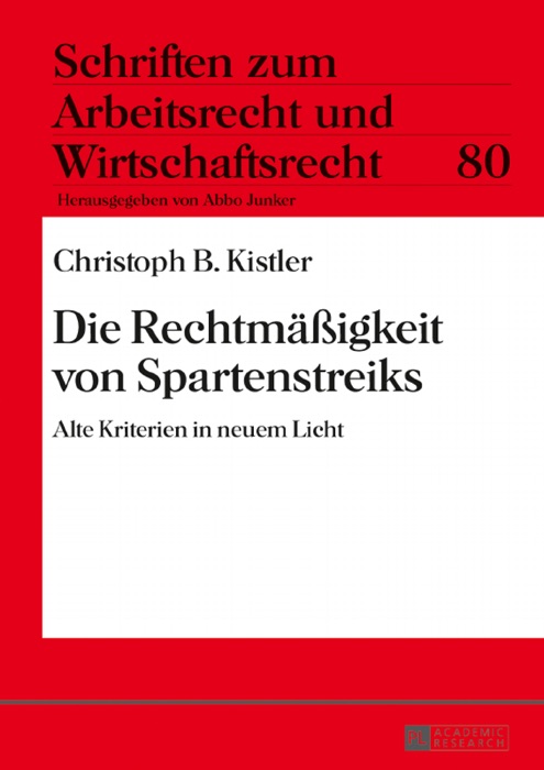 Die Rechtmäßigkeit von Spartenstreiks