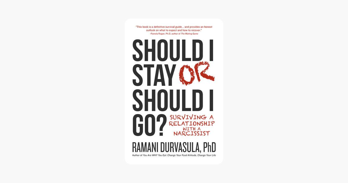 Should I Stay or Should I Go?: Surviving a Relationship with a Narcissist - Ramani Durvasula Should I Stay or Should I Go?: Surviving a Relationship with a Narcissist - Ramani Durvasula