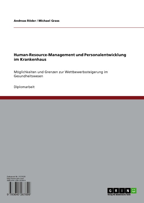 Human-Resource-Management und Personalentwicklung im Krankenhaus