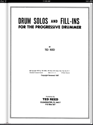 Drum Solos and Fill-Ins for the Progressive Drummer, Book 2 (Ted Reed Publications)