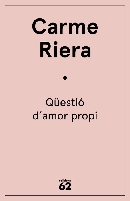 Qüestió d'amor propi