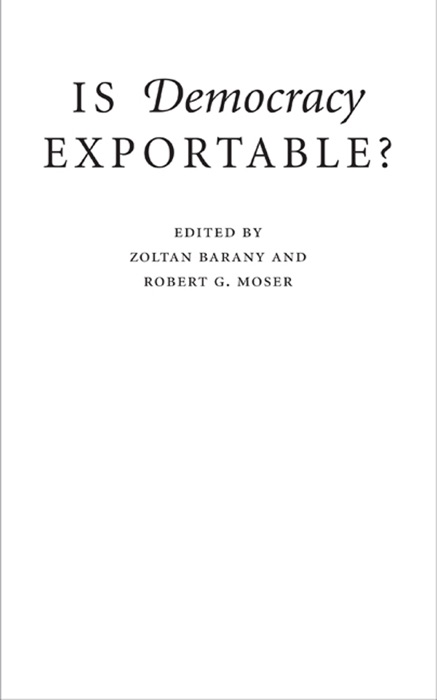 Is Democracy Exportable?