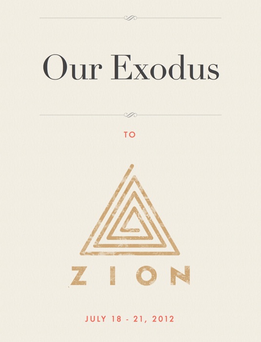 Our Exodus to Zion