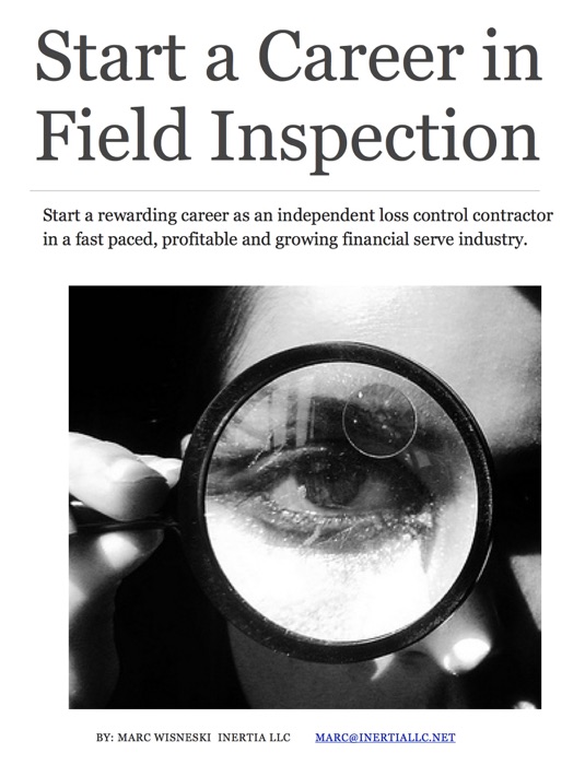 Start a Career in Field Inspection