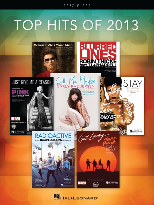 Top Hits of 2013 Easy Piano Songbook