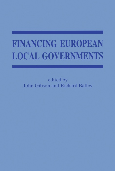 Financing European Local Government