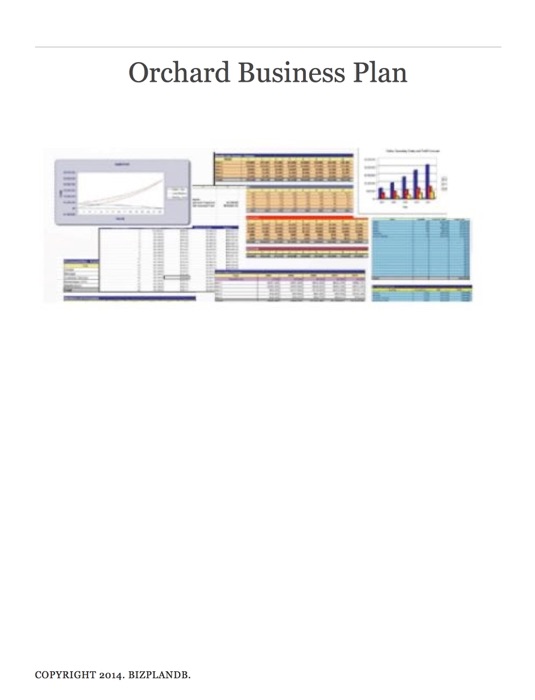 Orchard Business Plan
