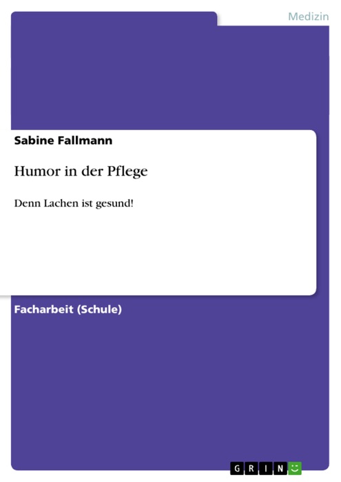 Humor in der Pflege