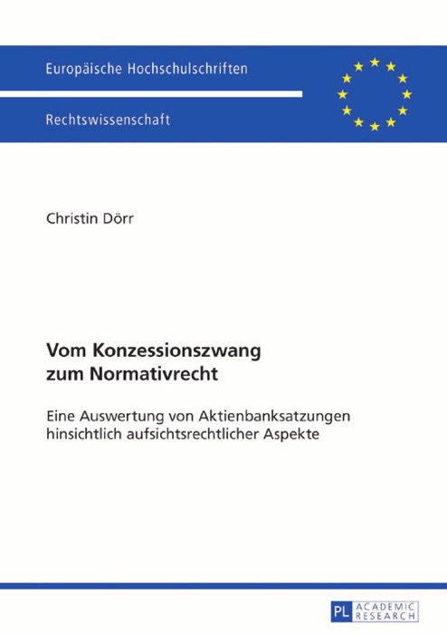 Vom Konzessionszwang zum Normativrecht