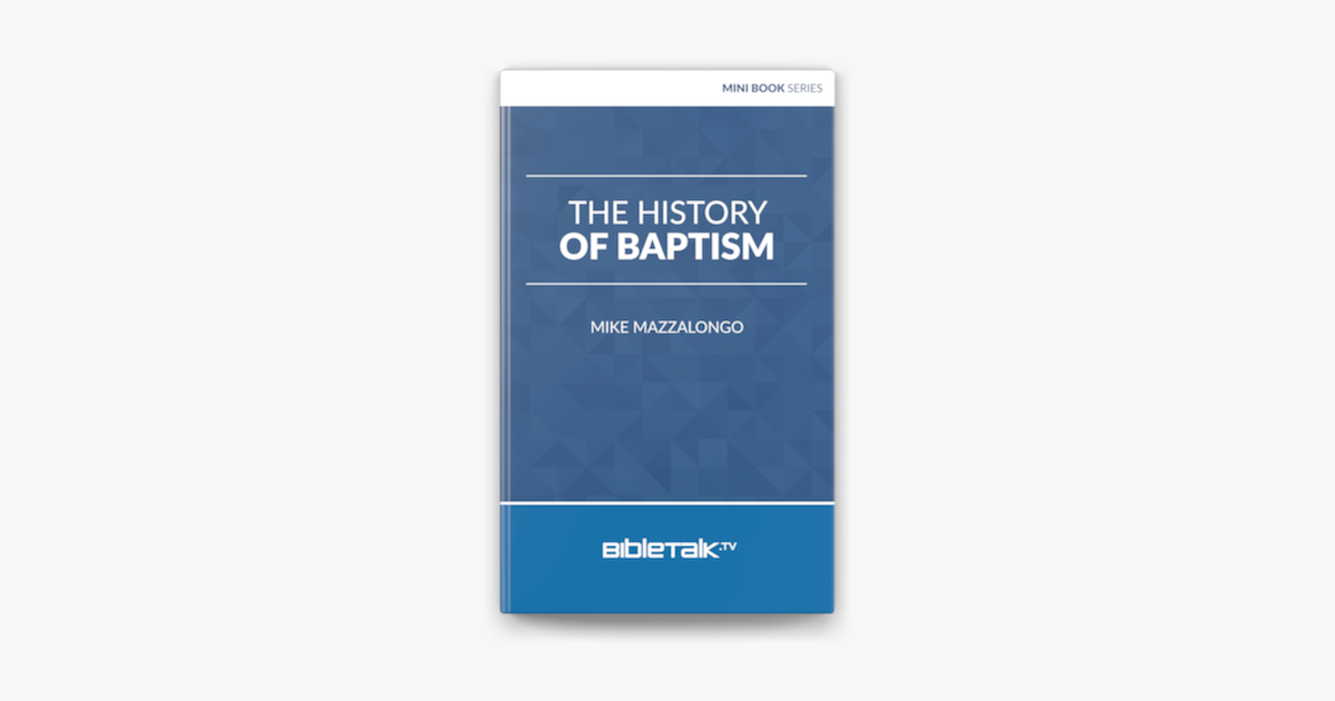 history of baptism book