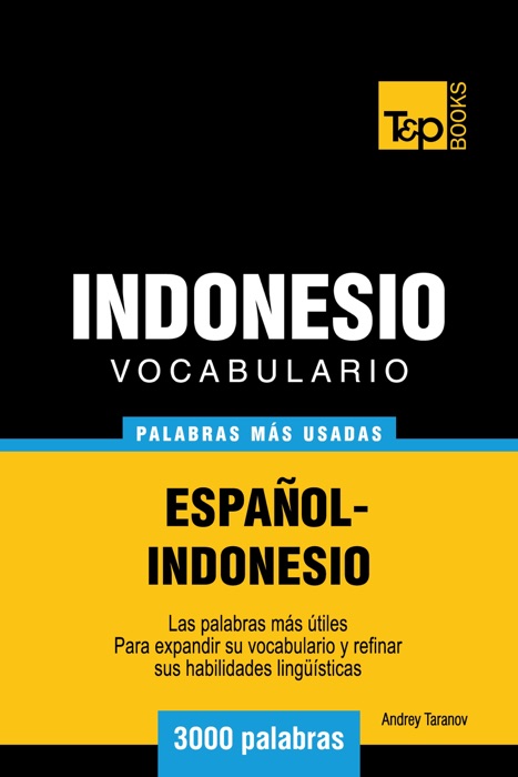 Vocabulario Español-Indonesio: 3000 palabras más usadas