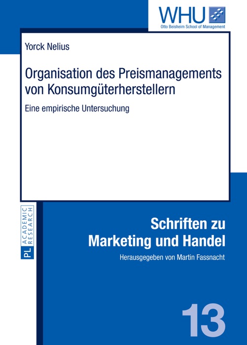 Organisation des Preismanagements von Konsumgüterherstellern