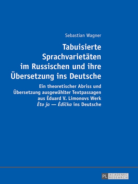 Tabuisierte Sprachvarietäten im Russischen und ihre Übersetzung ins Deutsche