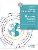Cambridge IGCSE and O Level Business Studies 5th edition - Karen Borrington & Peter Stimpson