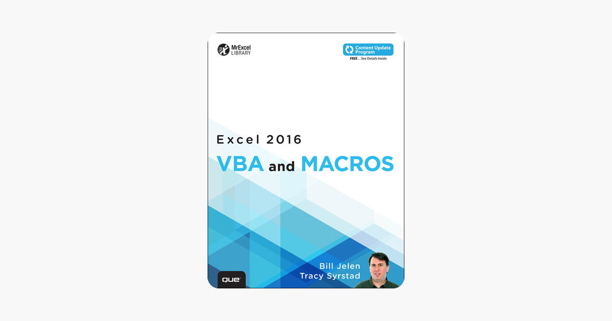 Excel 2016 Vba And Macros - 