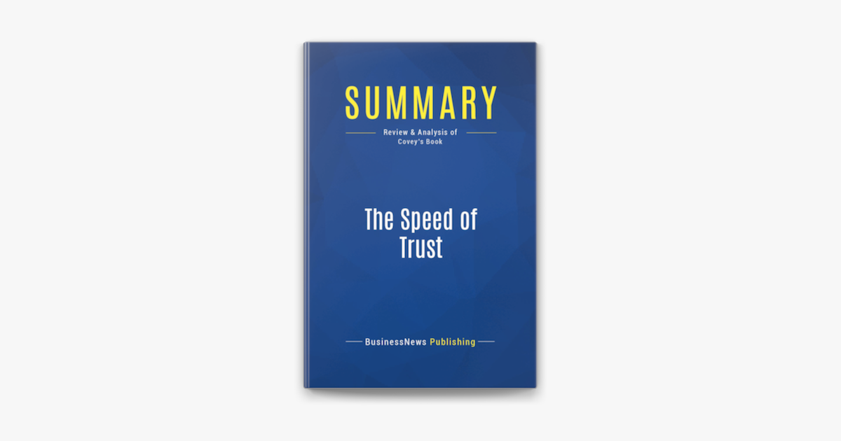 the speed of trust book review