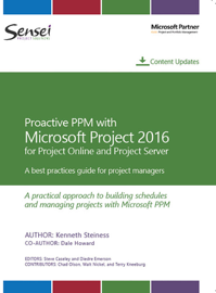 Proactive PPM with Microsoft Project 2016 for Project Online and Project Serever