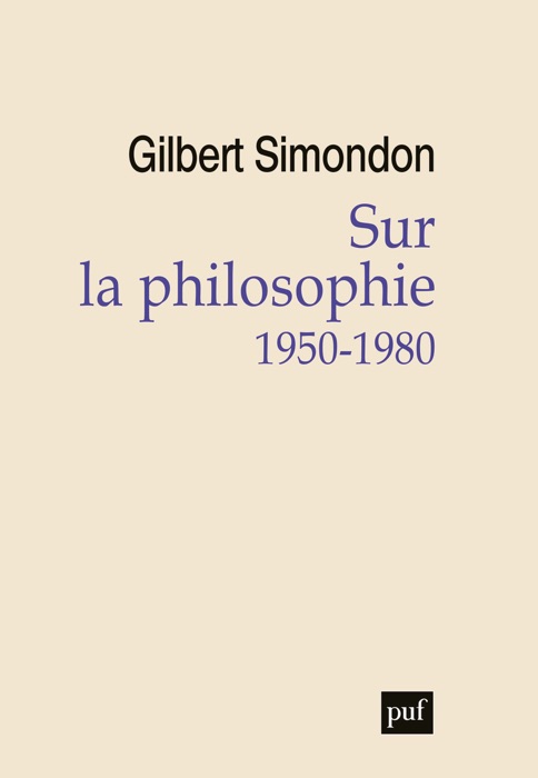 Sur la philosophie (1950-1980)