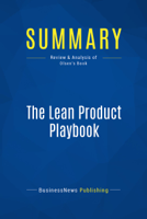 BusinessNews Publishing - Summary: The Lean Product Playbook artwork