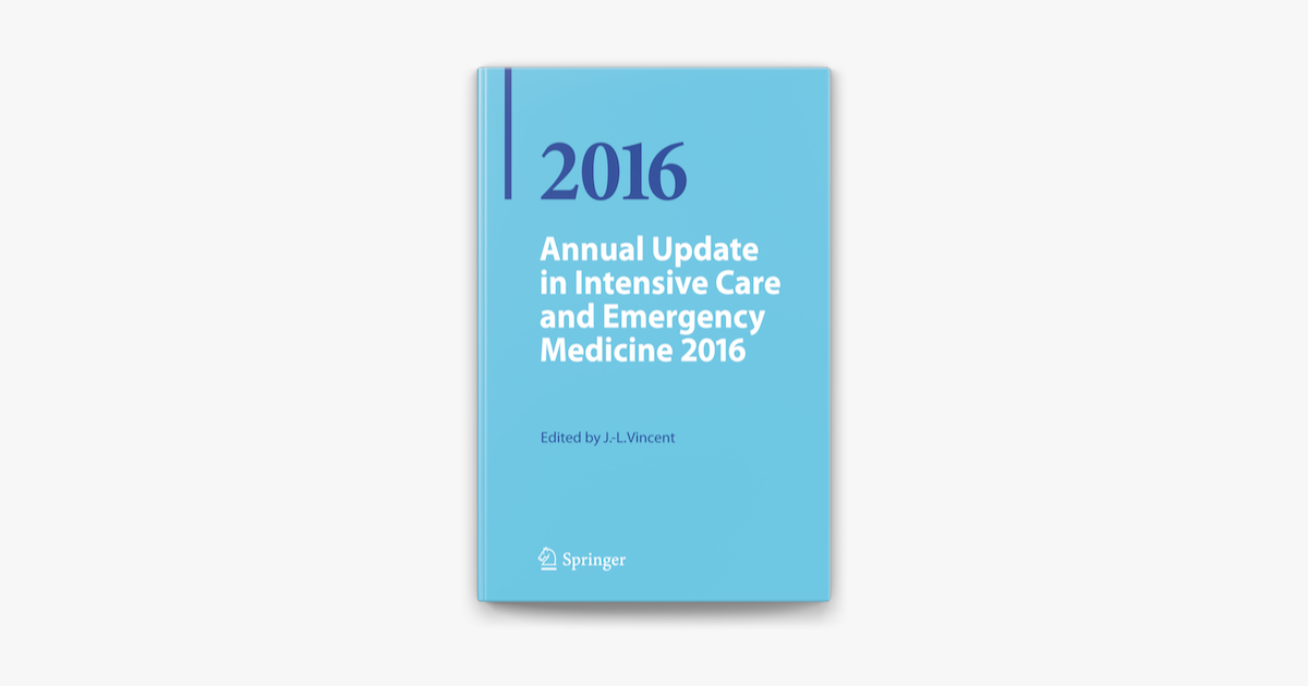 ‎Annual Update in Intensive Care and Emergency Medicine 2016 on Apple Books