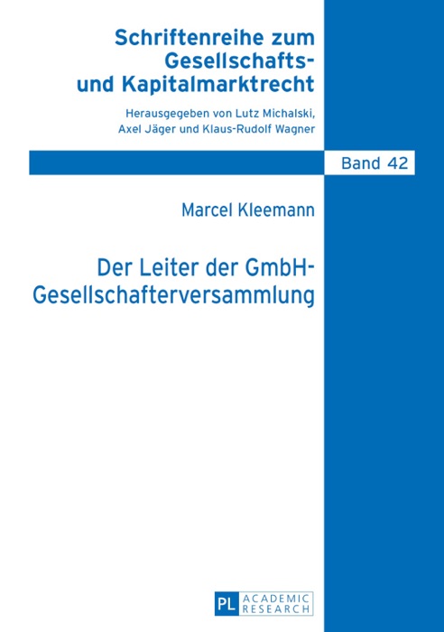 Der Leiter der GmbH-Gesellschafterversammlung