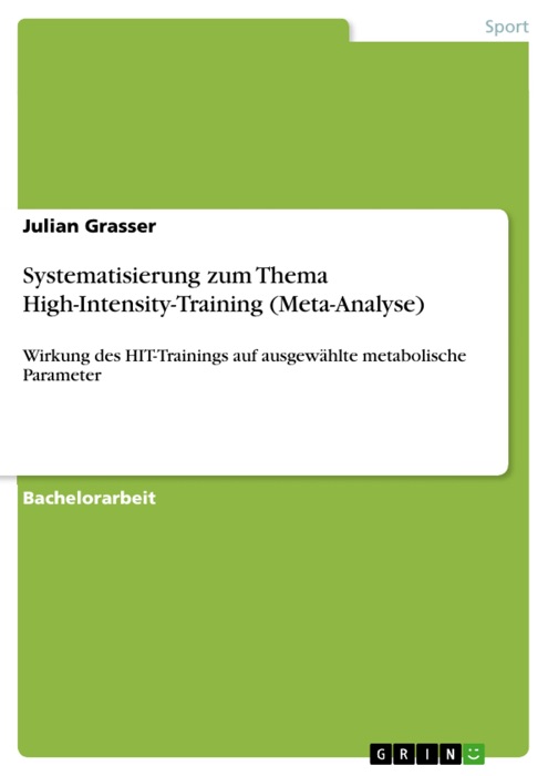 Systematisierung zum Thema High-Intensity-Training (Meta-Analyse)