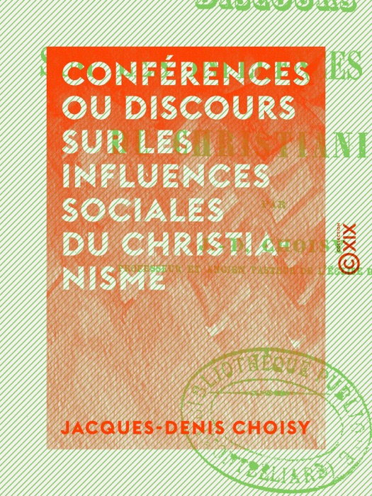 Conférences ou discours sur les influences sociales du christianisme