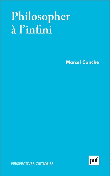 Philosopher à l'infini
