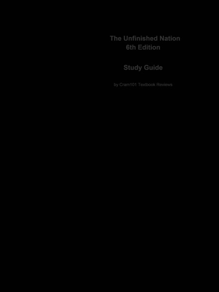 The Unfinished Nation