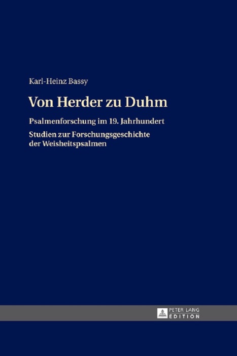 Von Herder zu Duhm