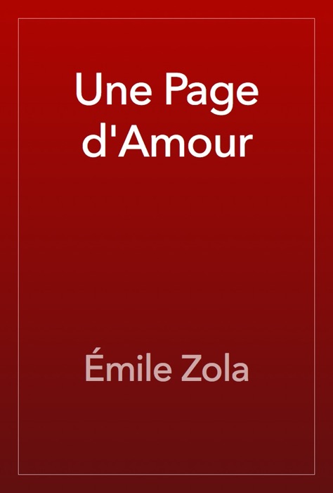 Une Page d'Amour