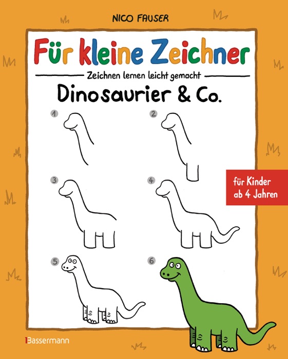 Für kleine Zeichner - Dinosaurier & Co.