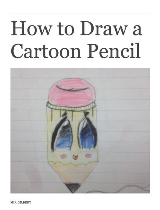 How to Draw a Cartoon Pencil