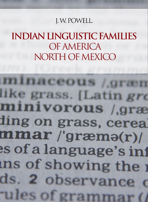 Indian Linguistic Families Of America North Of Mexico