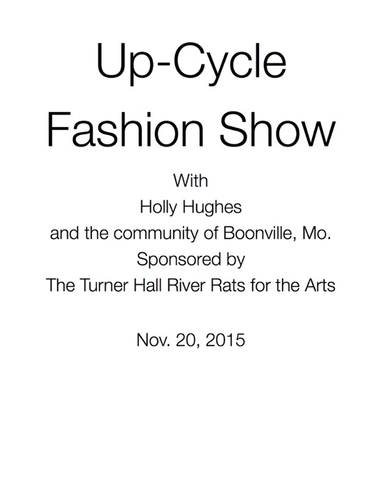 Up-Cycle Fashion Show