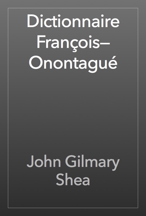 Dictionnaire François—Onontagué