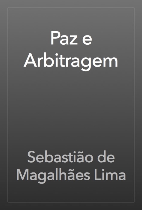 Paz e Arbitragem