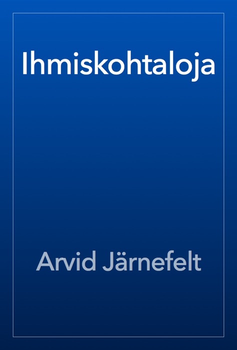 Ihmiskohtaloja