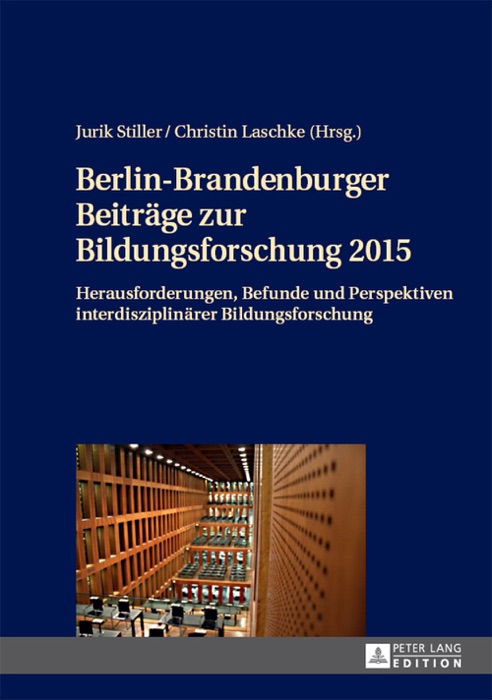 Berlin-Brandenburger Beiträge zur Bildungsforschung 2015