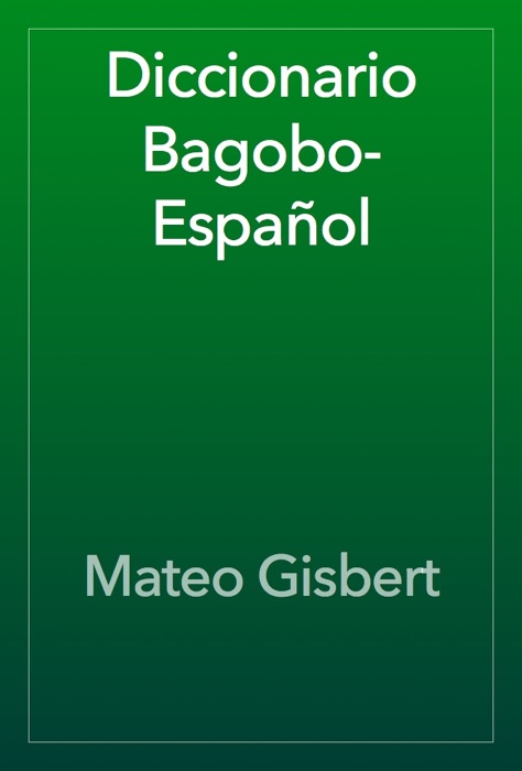Diccionario Bagobo-Español
