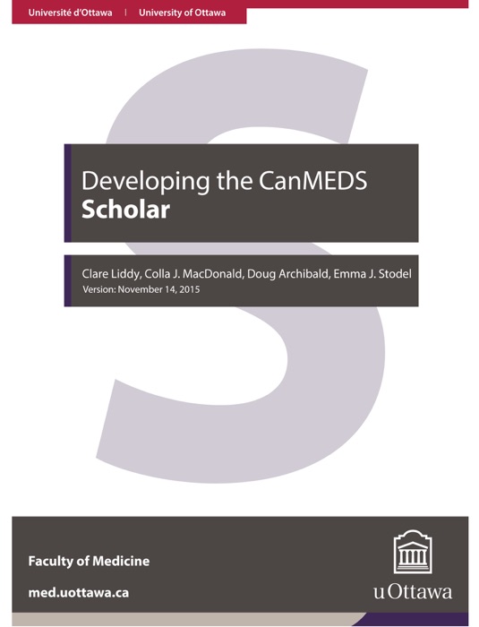 Developing the CanMEDS Scholar