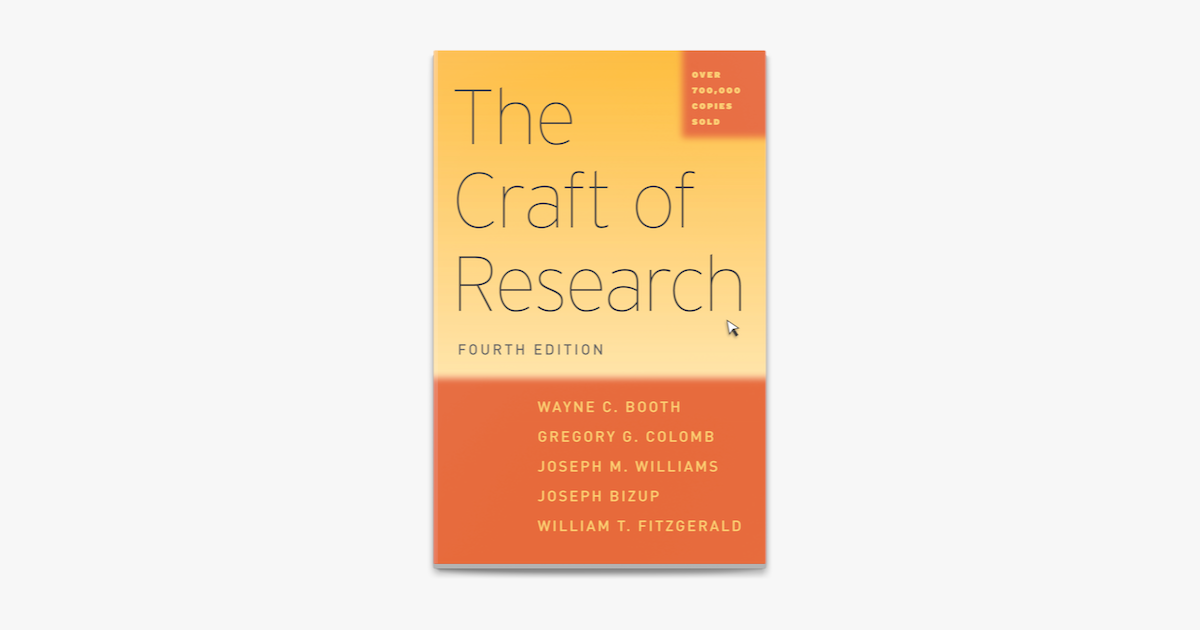 the craft of research